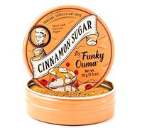 Funky Ouma Cinnamon Sugar Seasoning 50g for Desserts, Coffee, Oats & Baking - South African All-Natural Spice Gift - Sweet Topping for Treats & Breakfast Ideas