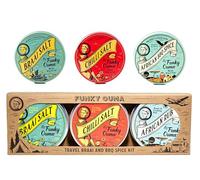 Funky Ouma South African Seasoning Gift Set for Men 235g - All-Natural BBQ Rubs & Flavoured Salt - Kitchen Essentials, Steak Seasoning, Birthday Gifts for Dad or Him