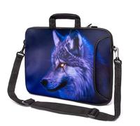 Funky Planet 15”-15.6" inch Shoulder Laptop Sleeve Case Bag Pouch Protective Skin Cover With Handle Bag Cases
