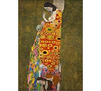 Funky Print Gustav Klimt 'Hope, II, Detail', Austria, 1907, Reproduction 200gsm A4 and A3 Vintage Classic Art Poster