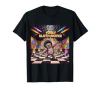 Funky Sloth Moves Disco Dance Party Retro 70s Lover T-Shirt