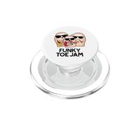 Funky Toe Jam Funny Music Pun PopSockets PopGrip for MagSafe