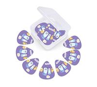 Funky Tribal Guitar Picks 12 Pack Universal ABS Guitar Picks,Funky Tribal Pattern Depicting Afn Style Dance Moves Instruments Spiritual,for Acoustic and Electric Guitar