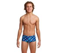 Funky Trunks Boys Blue Bunkers Sidewinder Swim Trunks - Waist Size 26