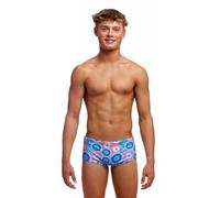 Funky Trunks Boys Bundjalung Blue Sidewinder Swim Trunks - Blue/Pink - Waist Size 26