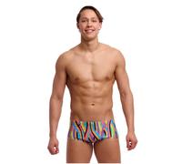 Funky Trunks Curl Curl Men's Swimming Trunks Chlorine Resistant and Quick Drying, Multicoloured, L