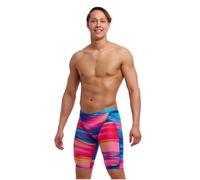 Funky Trunks Jammer Men's Lost Ocean Chlorine Resistant and Quick Dry Swimming Trunks, multicoloured, 34