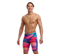 Funky Trunks Jammer Men's Lost Ocean Chlorine Resistant and Quick Dry Swimming Trunks, multicoloured, 34
