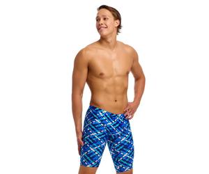 Funky Trunks Under Over Swim Training Jammer - Blue - Waist Size 40