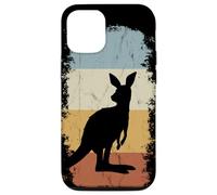 Funky Vintage Marsupial Retro Kangaroo Silhouette Case for iPhone 12/12 Pro