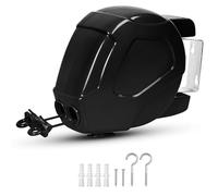 FunkyBuys 30m Double Retractable Washing line Outdoor, Heavy Duty Extendable Washing Line rope with Twin Cable, Wall Mounted Washing Line Outdoor, 2 x 15m Clothes Line Drying Space