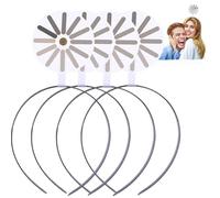 Funkycharmlab Loading Creative Headband/Hairpin, Funny Mood Expression Hair, Humorous Personality Expression Rotating Headbands (Type B-4pcs, One Size)
