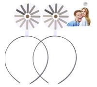 Funkycharmlab Loading Creative Headband/Hairpin, Funny Mood Expression Hair, Humorous Personality Expression Rotating Headbands (Type B-2pcs, One Size)