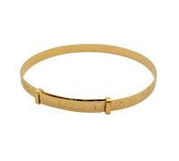 Funkyrox 9ct Rolled Gold Little Angel Child's Expander Bangle