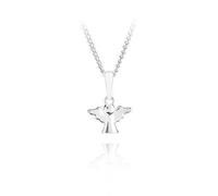 Funkyrox Sterling silver tiny guardian angel pendant necklace and chain/Gift box