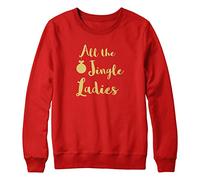 FunkyShirt All The Jingle Ladies Jumper - Christmas Sweatshirt Men Women Kids - Gold Print