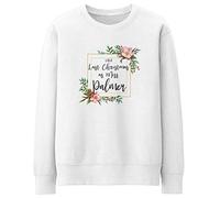 FunkyShirt Last Christmas As A Miss Jumper - Personalised Wedding Gift Sweatshirt - Womens Proposal Gift for Fiancée - 2020 Maiden Name, White, Large - Unisex