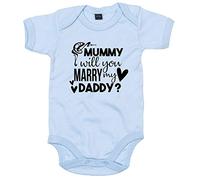 FunkyShirt Mummy Will You Marry My Daddy Babygrow