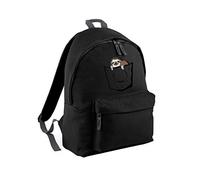 FunkyShirt Sloth Pocket Backpack - School Bag Black