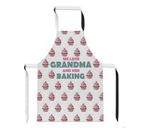 FunkyShirt We Love Grandma And Her Baking Sublimation Apron