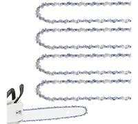 FUNKYWOO 4 Pack 20 Inch Chainsaw Chain, 3/8'' Pitch, 050'' Gauge, 72 Drive Links Fits Husqvarna, Stihl and More