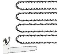 FUNKYWOO 4 Pack 20 Inch Chainsaw Chain, 325" Pitch, 050'' Gauge, 80 Drive Links Fits Husqvarna 450 Rancher Craftsman Jonsered and more
