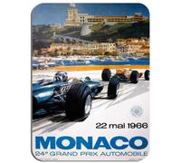 Funkyzilla Vintage 1966 Grand Prix Poster Mouse Mat. Motor Racing Mouse pad