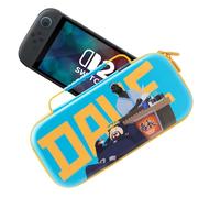 Funlab Dave The Diver Jointly-Designed All in One Carry Case Compatible with Nintendo Switch 2, Large Capacity Travel Storage Bag Fits Dock, Controllers and Accessories with 10 Game Cartridges, Blue