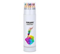 FUNLAVIE 24 Colouring Pencils Set for Adult Coloring Books, Illustration and Sketching with Storage Case, Ideal for Drawing, Blending & Shading, Coloured Art Supplies for Beginner & Artist