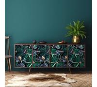 funlife Peel and Stick Furniture Sticker, Floral Makeover Wall Decals with Back Adhesive, Decoration for Drawer, Cabinet, Shelf Liner, Plants