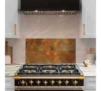 funlife Rusty Sunset Splashback - Gradient Blaze Effect Splashback for Modern Cookers (14x28.5cm, 1mm)