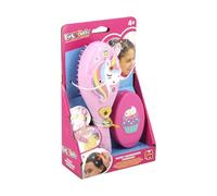 FUNLOCKETS My Secret Hair Brush - The Beauty and Accessories Kit for Children - Surprise Brush with Mirror and More than 100 Glitter for Girls and Boys Aged 3+