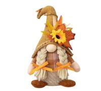 FUNLOV Autumn Gonks Plush Doll Decor, Handmade Thanksgiving Gnomes Decor Farmhouse Swedish Tomte Gnome Harvest Fall Gifts for Kitchen Home Office Decorations (B)