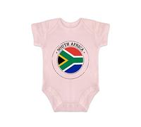 Funlucy South Africa Country Pride Baby Infant Jumpsuit, South Africa Flag Baby Infant Romper One-Piece Bodysuit,12 months