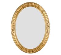 Funly mee Full Sized 61x80 CM Large Oval Wall Mirror, Antique Gold Frame, Bathroom Vanity Mirror for Living Room, Bedroom (Gold)