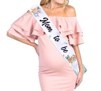 Funmemoir Storybook Baby Shower Decorations Sash, Forest Animal Mom To Be Sash for Story Book Theme A New Chapter Begins Baby Shower A New Tale is About to Be Told Baby Shower, Baby Gender Reveal