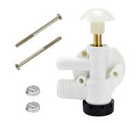 Funmit 385314349 RV Water Valve Assembly Kit for Dometic Sealand Pedal-Flush Toilets