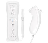 Funmo Controller für Wii Remote Plus Controller Wii Fernbedienung mit Motion Plus und Wii Nunchuck Controller Wii Kontroller Wii Vernbedinung Ersatz für Wii/WiiU