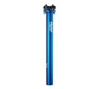 Funn Crossfire Bike Seat Post, Length 350mm, Diameter 27.2mm, Aluminum Alloy AL6061, 3D Forged, One Piece Head and Shaft (Blast Blue)