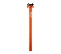Funn Crossfire Bike Seat Post, Length 400mm, Diameter 31.6mm, Aluminum Alloy AL6061, 3D Forged, One Piece Head and Shaft (Blast Orange)