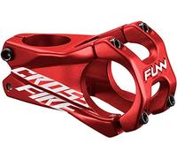 Funn Crossfire Mountain Bike Stem with 35 mm Handlebar Clamp - Durable and Lightweight Alloy Stem for Mountain Bike and BMX Bike, Length 50 mm Stem (Red)