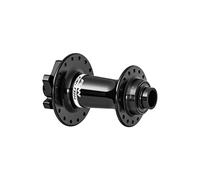 Funn Fantom Mountain Bike Boost Front Disc Hub, 6-Bolt Disc Mount, Bicycle Front Wheel Hub with Cartridge Sealed Bearings, 32 J-Bend Spoke Holes, Convertible Black Hubs (15mm x 110mm)