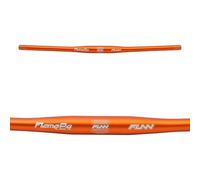 Funn Flame PG Mountain Bike Handlebar with Bar Clamp 31.8mm and Width 710mm, Tough and Lightweight Alloy Riser Handlebar for MTB, BMX and Road Bike (Orange)