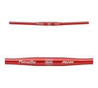 Funn Flame PG Mountain Bike Handlebar with Bar Clamp 31.8mm and Width 710mm, Tough and Lightweight Alloy Riser Handlebar for MTB, BMX and Road Bike (Red)