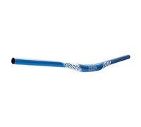 Funn Full On Mountain Bike Handlebar with Bar Clamp 31.8mm and Width 785mm, Tough and Lightweight Alloy Riser Handlebar for MTB, BMX and Road Bike, Rise 15mm MTB Handlebar (Blue)