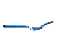 Funn Full On Mountain Bike Handlebar with Bar Clamp 31.8mm and Width 785mm, Tough and Lightweight Alloy Riser Handlebar for MTB, BMX and Road Bike, Rise 30mm MTB Handlebar (Blue)