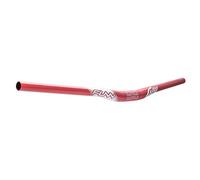 Funn Full On Mountain Bike Handlebar with Bar Clamp 31.8mm and Width 785mm, Tough and Lightweight Alloy Riser Handlebar for MTB, BMX and Road Bike, Rise 15mm MTB Handlebar (Red)
