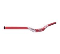 Funn Full On Mountain Bike Handlebar with Bar Clamp 31.8mm and Width 785mm, Tough and Lightweight Alloy Riser Handlebar for MTB, BMX and Road Bike, Rise 30mm MTB Handlebar (Red)