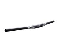 Funn Full On Mountain Bike Handlebar with Bar Clamp 31.8mm and Width 810mm, Tough and Lightweight Alloy Riser Handlebar for MTB, BMX and Road Bike, Rise 7mm MTB Handlebar (Black)