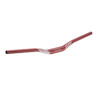 Funn Full On Mountain Bike Handlebar with Bar Clamp 35mm and Width 785mm, Tough and Lightweight Alloy Riser Handlebar for MTB, BMX and Road Bike, Rise 30mm MTB Handlebar (Red)
